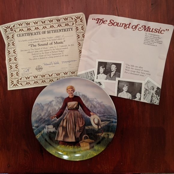 THE SOUND OF MUSIC COLLECTORS PLATE